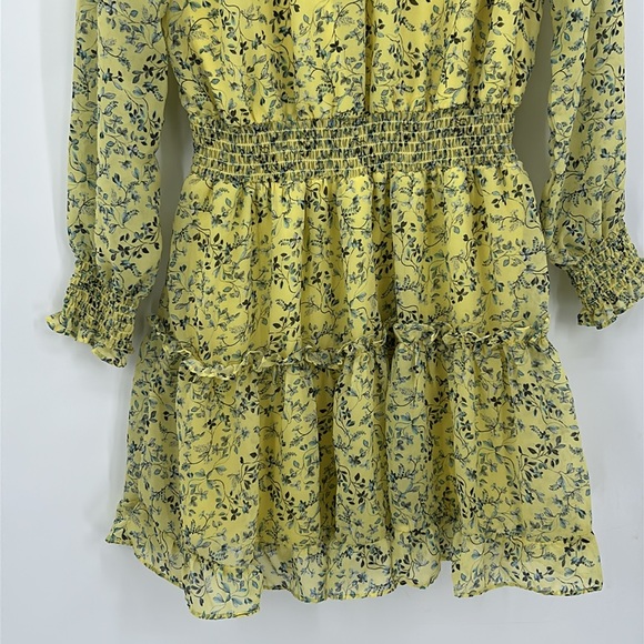 NSR Emma Floral Print Ruffle Dress Size Medium - Picture 8 of 10